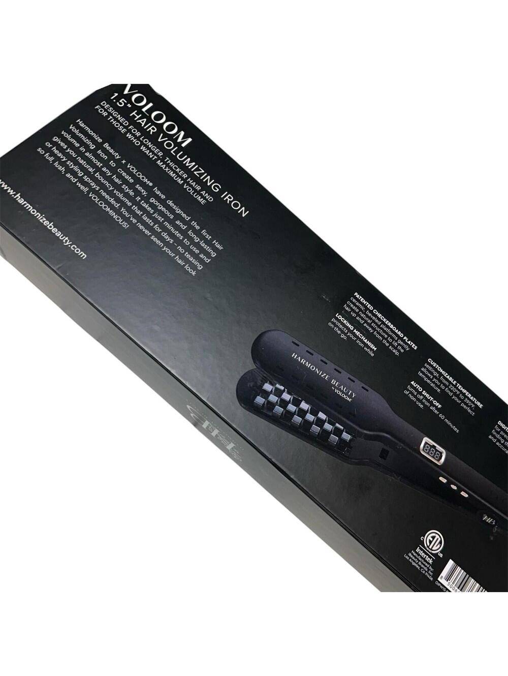 VOLOOM 1.5" Hair Crimper Tool for Women Volumizing Iron for Long Thick Hair NEW - Picture 3 of 3